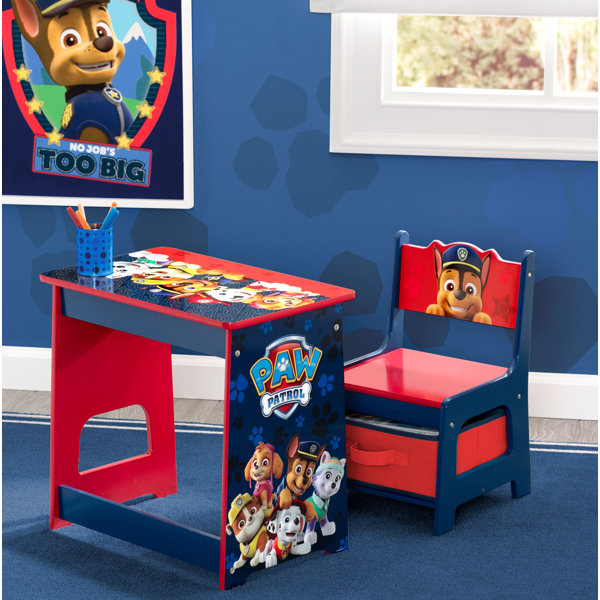 kids paw patrol table and chairs