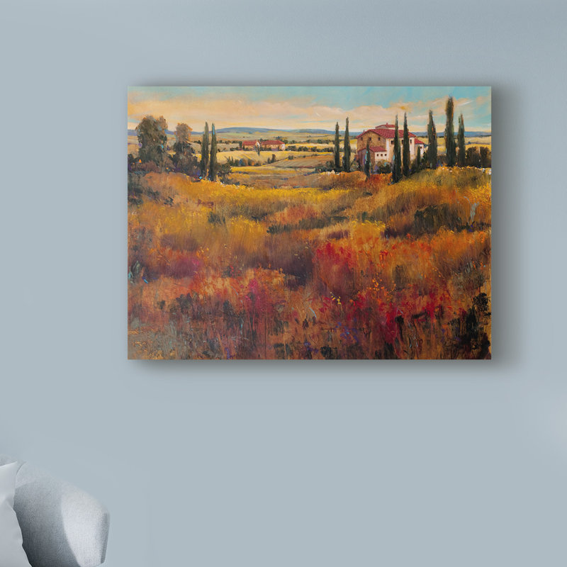 Winston Porter Tuscany Sky I Acrylic Painting Print On Wrapped