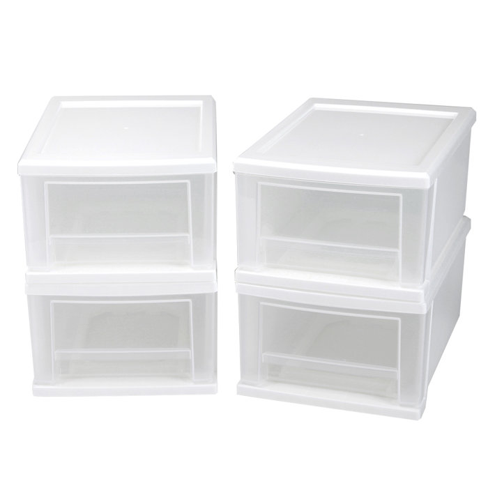 Wayfair Basics Stackable Storage Drawers Reviews Wayfair Ca
