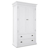 Farmhouse Rustic White Armoires Wardrobes Birch Lane