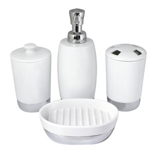 Go to store & view more images Charlton Home Isai 4-Piece Bathroom Accessory Set