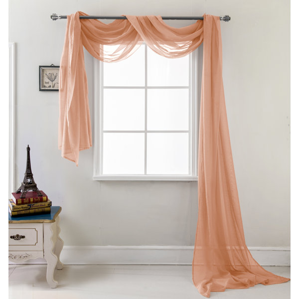 Burnt Orange Window Scarf Wayfair