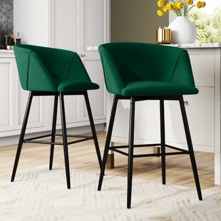 green breakfast bar chairs