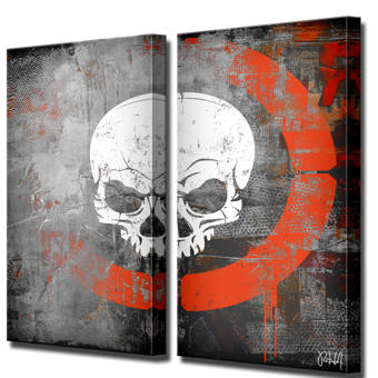 Cole Grey 3 Piece Graphic Art Print Set On Canvas Wayfair