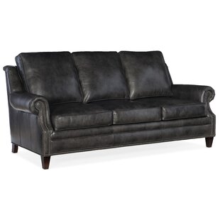 Roe Leather Sofa By Bradington-Young
