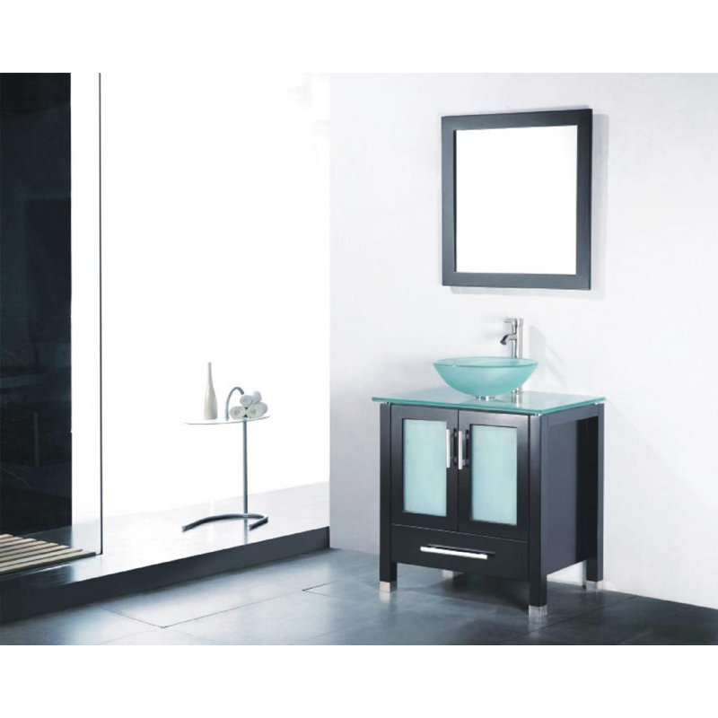 Adrian 36" Single Bathroom Vanity Set with Mirror