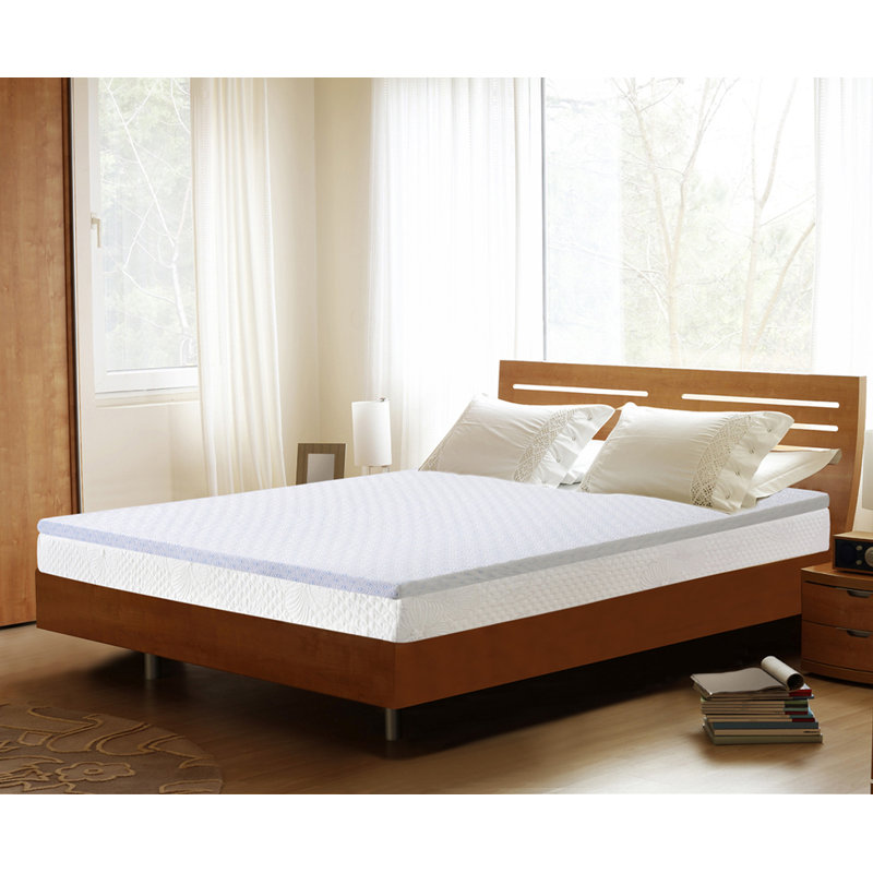 Grantecinternationalinc Premium 2 Gel Memory Foam Mattress Topper