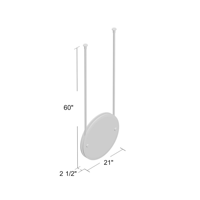 Marnisha Ceiling Hung Mirror Reviews Allmodern