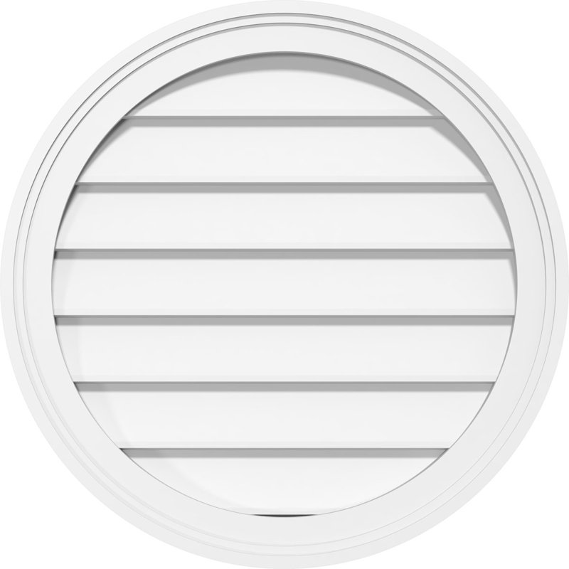 Ekena Millwork Plastic Wall Surface Mount Non Functional Gable
