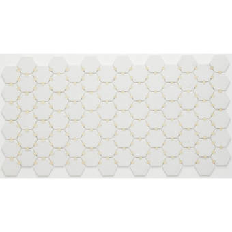 Parvatile Sail 2 X 2 Ceramic Porcelain Mosaic Tile In Matte White Reviews Wayfair