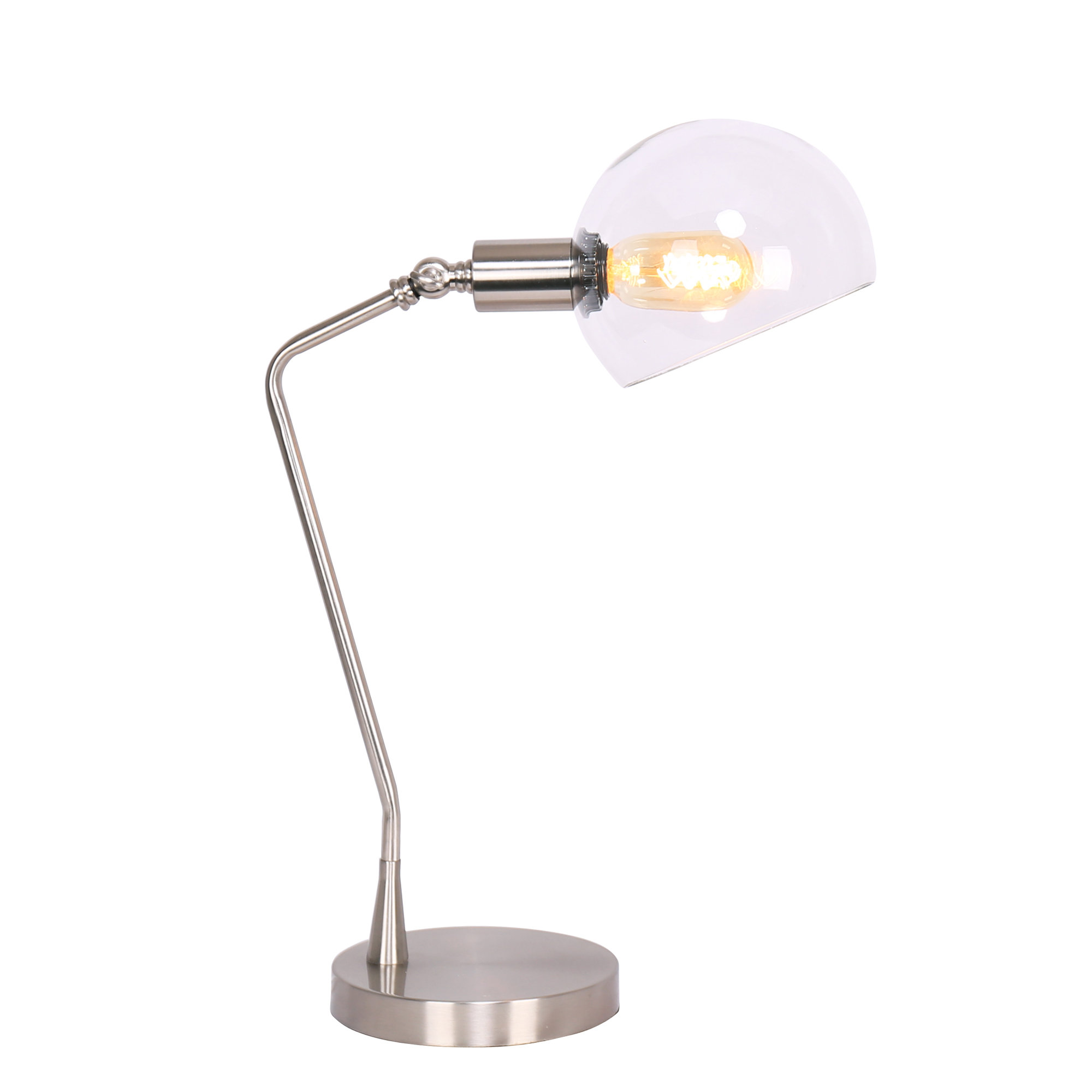 silver desk lamp
