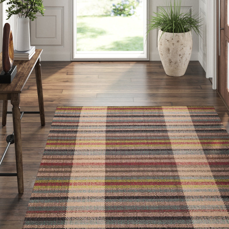 Dash And Albert Rugs Swedish Rag Striped Handmade Flatweave Brown Red Blue Beige Area Rug Reviews Perigold