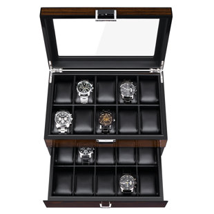 Heiden Monaco Luxury 6pc Watch Storage Case from Buy Watch Winders