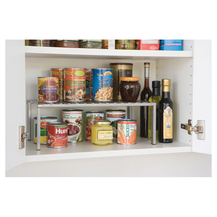 Expandable Kitchen Cabinet Helper Shelf Reviews Joss Main Expandable Kitchen Cabinet Helper Shelf