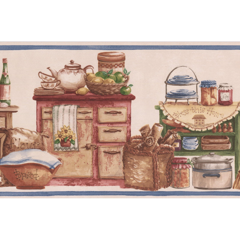August Grove Bourke Vintage Kitchen Wooden Chests Food Jars
