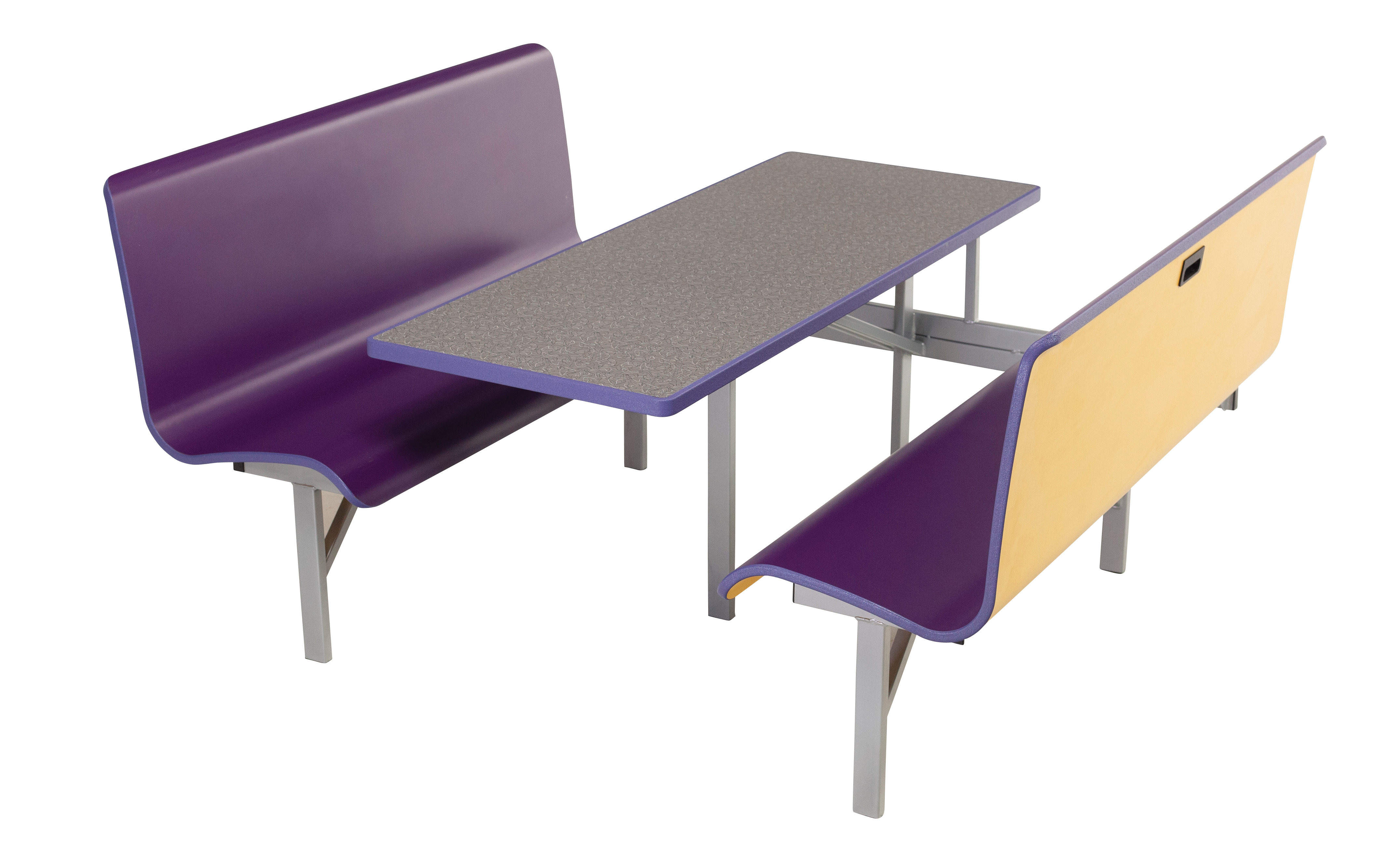 AmTab Manufacturing Corporation Booth Seating Rectangular Bench Cafeteria  Table | Wayfair