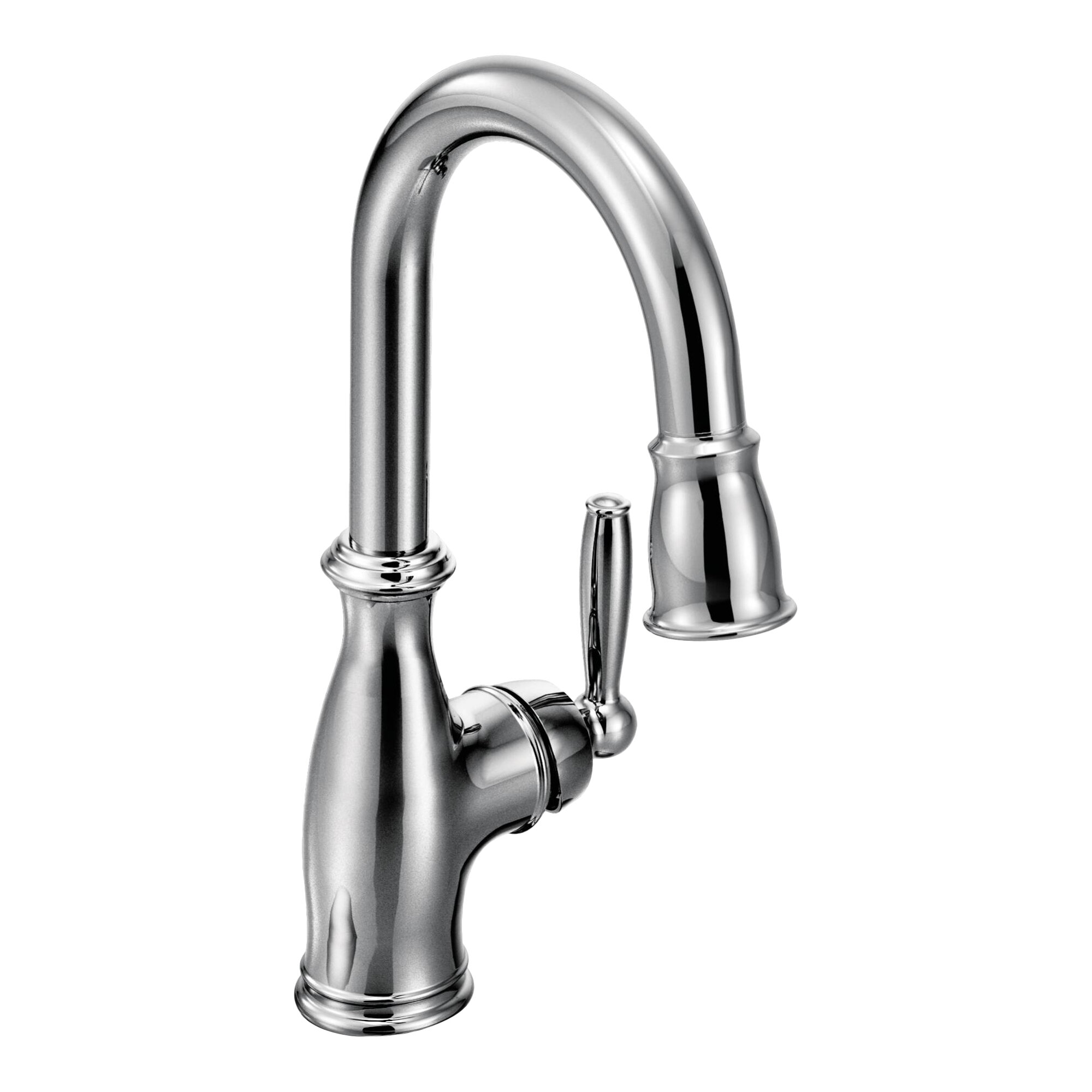 5985srs Orb Moen Brantford Pull Down Bar Faucet With Reflex And