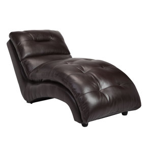 Leather Chaise Lounge by BestMasterFurniture