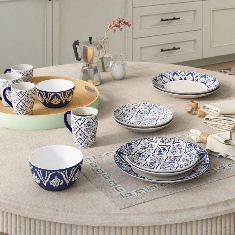 Charlton Home Franco 16 Piece Dinnerware Set Service For 4