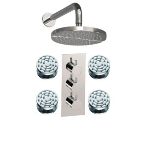 Dreihebel-Duscharmatur Triple Round von Cassellie