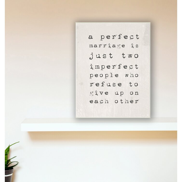 Winston Porter 'Beautiful the Marriage' Framed Textual Art on Canvas 
