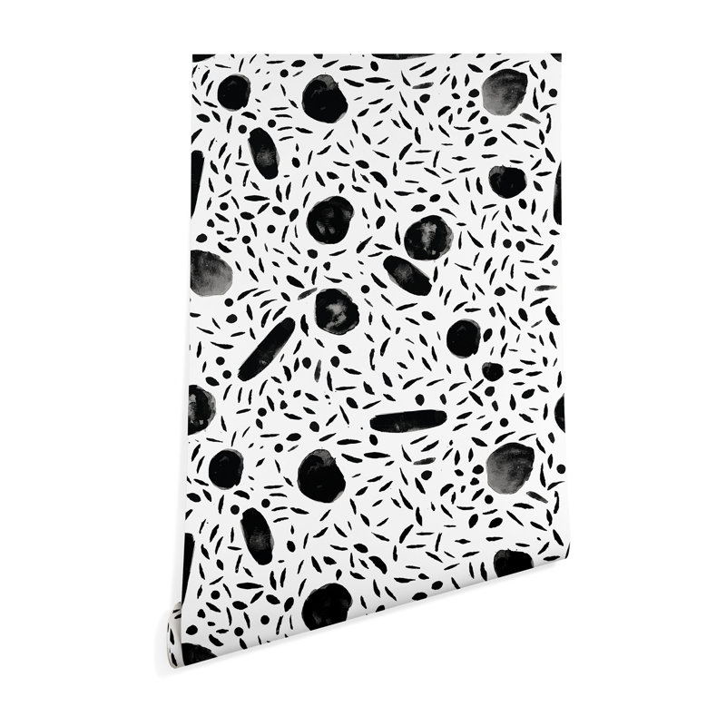 Mareike Boehmer Watercolor Dots Peel And Stick Wallpaper Panel Allmodern