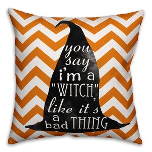 Witchy Saying Throw Pillow