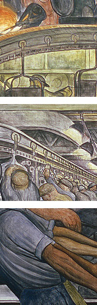 Great Big Canvas Detroit Industry North Wall 1932 33 By Diego Rivera Painting Print Wayfair