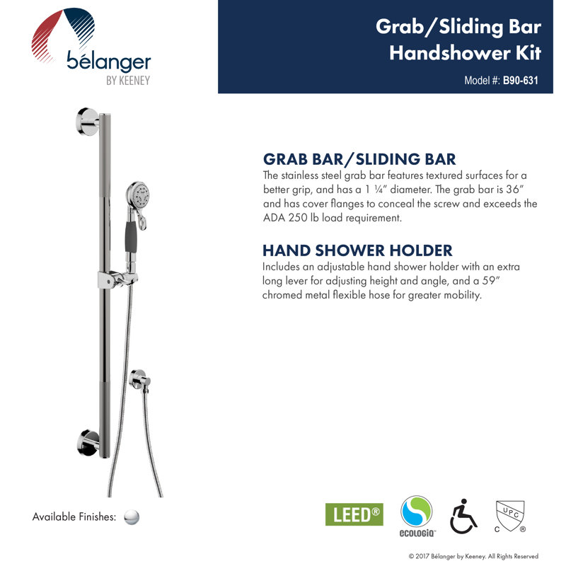 Keeney Manufacturing Company Belanger Shower Faucet Wayfair