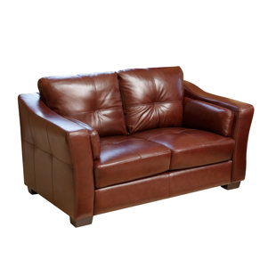 Go to store & view more images Darby Home Co Franklintown Leather Loveseat