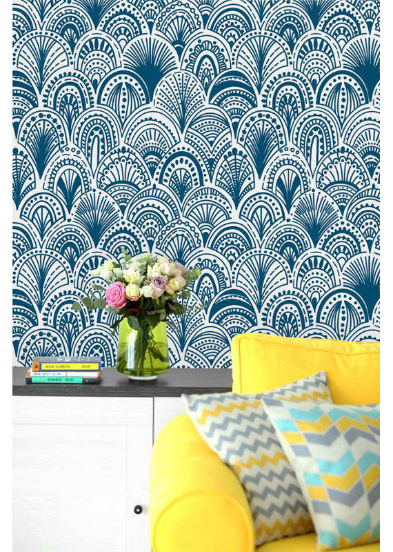 Bungalow Rose Vicki Removable Bohemian 8 33 L X 25 W Peel And