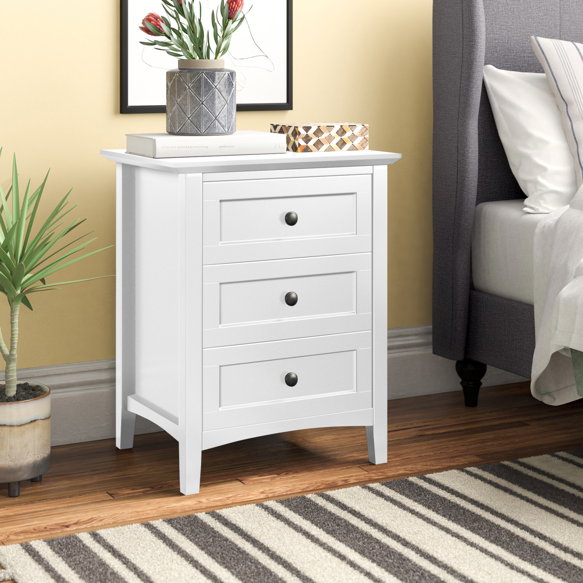 White Nightstands Joss Main