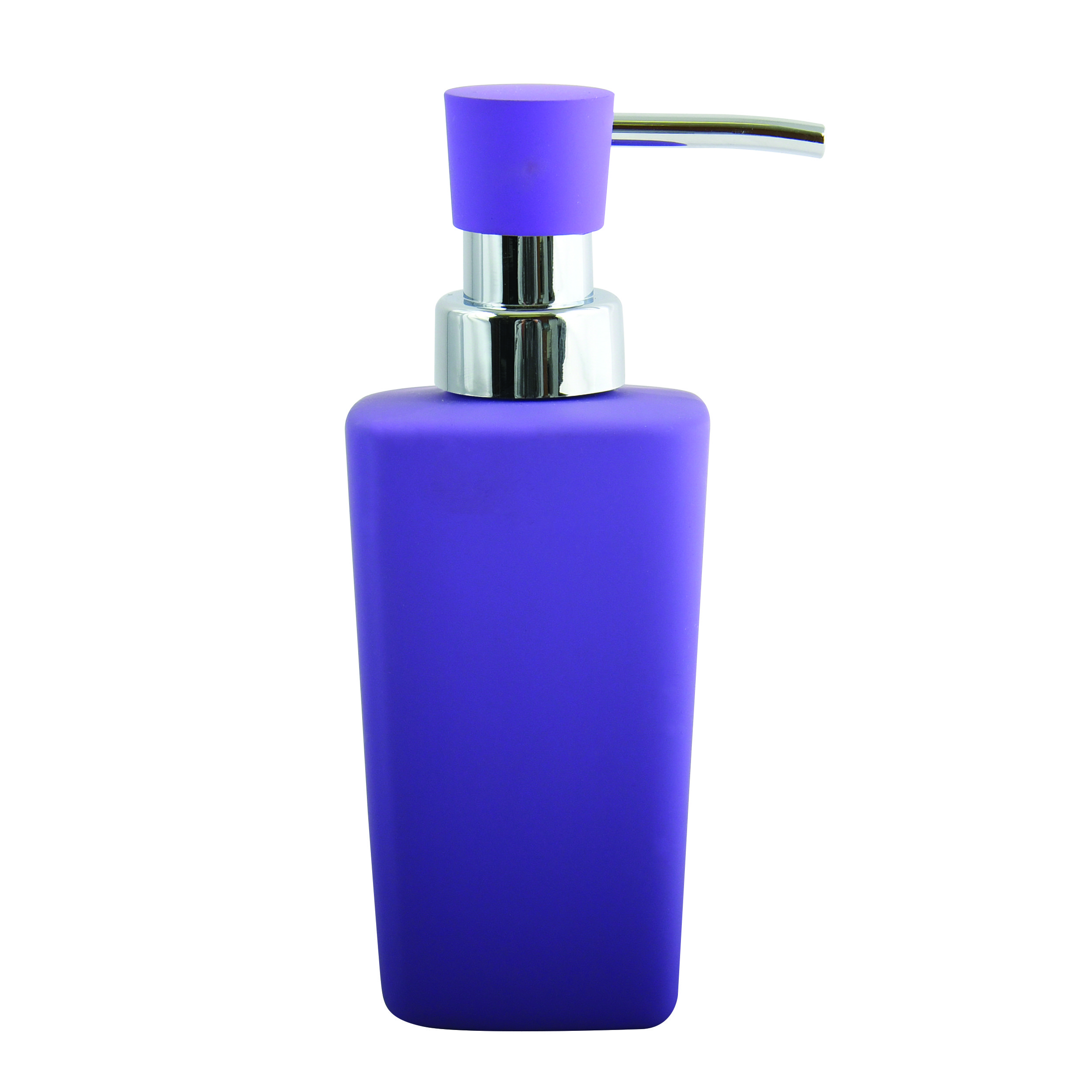 purple soap dispenser