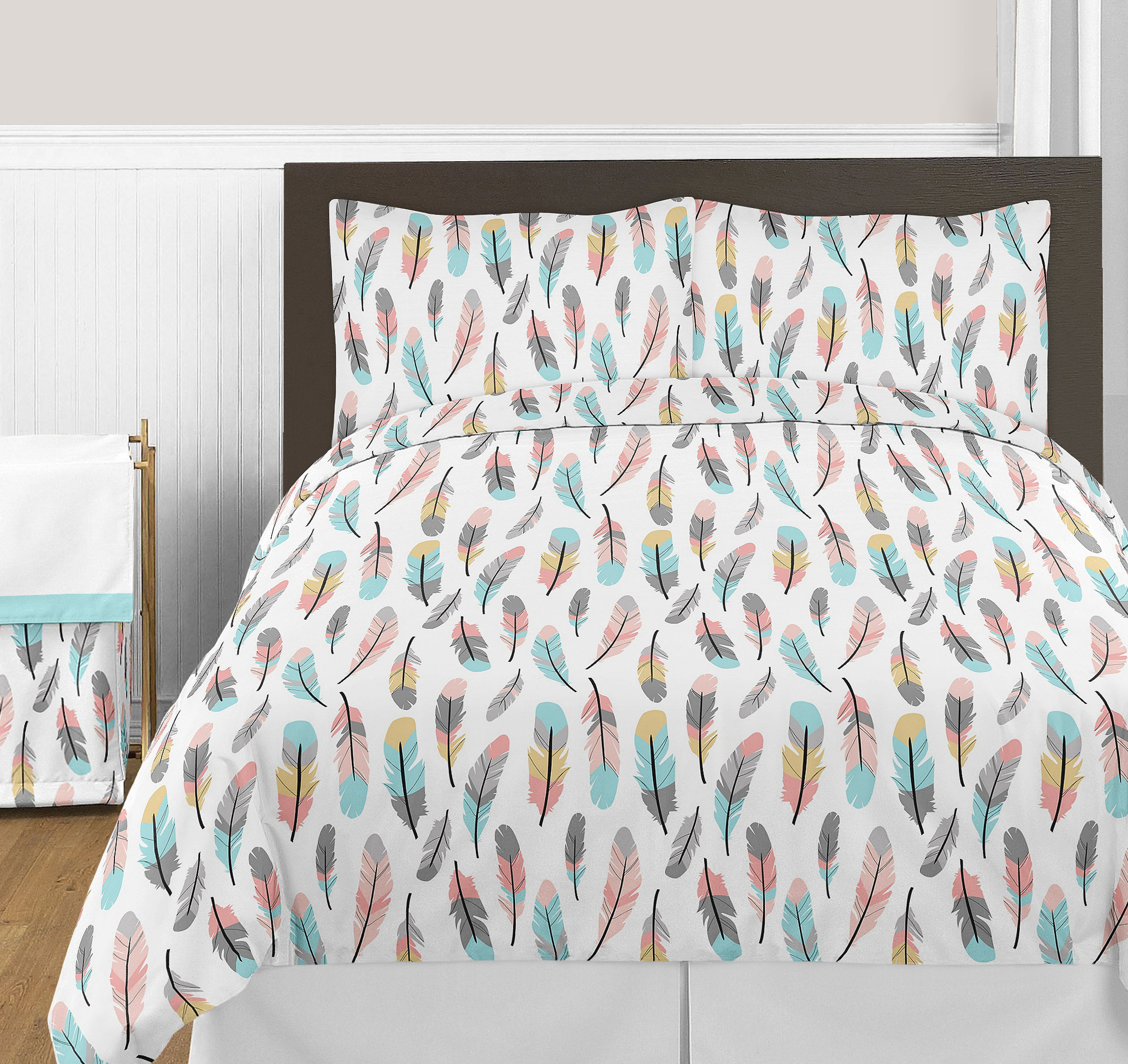 sweet jojo designs feather collection