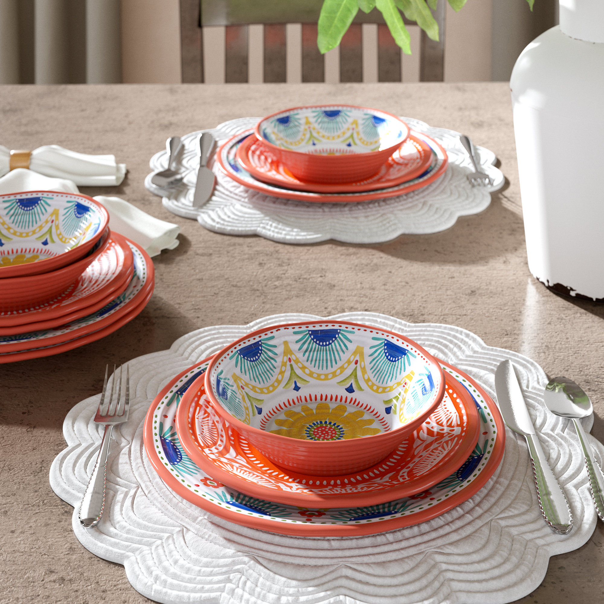 [BIG SALE] For You Colorful Dinnerware Sets You’ll Love In 2022 Wayfair