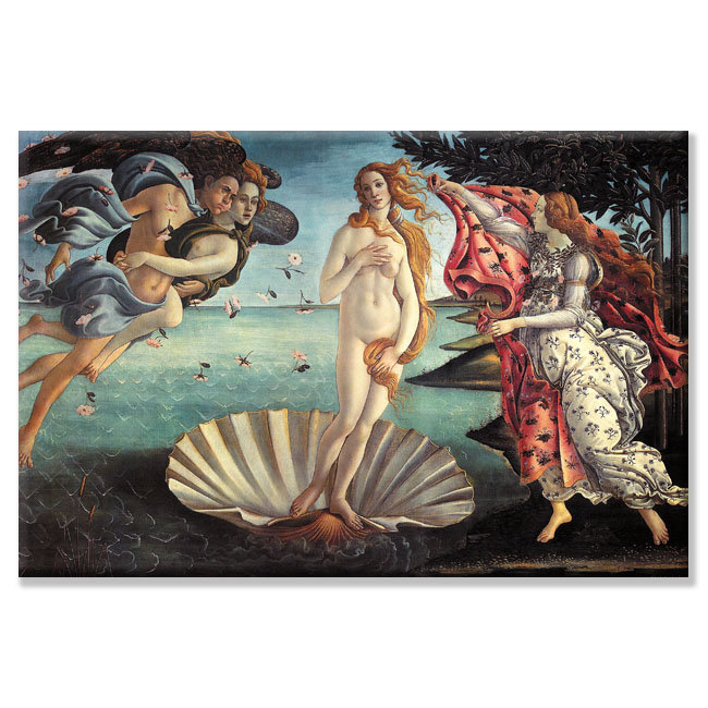 buyenlarge birth of venus by sandro botticelli wrapped canvas painting print wayfair