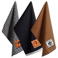 Details about   Halloween Theme Orange Spider Web Kitchen Dish Towels Set of 3 New 