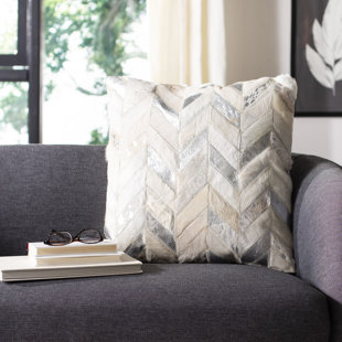 Cowhide Metallic Pillow Wayfair