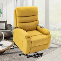 yellow massage chair