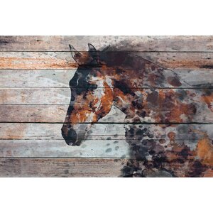 'Fire Horse' Print on Canvas