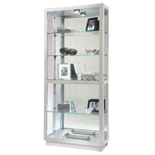 Go to store & view more images Red Barrel Studio Westerfield Lighted Curio Cabinet