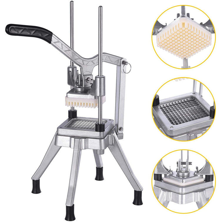 Household Stainless Steel Potato Chip Cutter Slitter Cutting Machine Kitchen New 