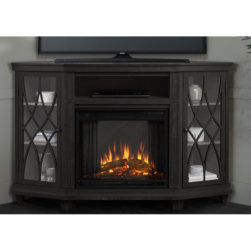 Real Flame Lynette Corner Tv Stand For Tvs Up To 60 Inches With