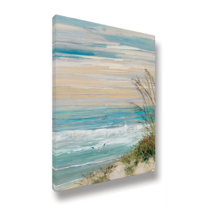 Highland Dunes Sea Oats And Crashing Ocean Waves Acrylic Painting Print On Wrapped Canvas Wayfair Ca How to paint a set of breaking ocean waves using acrylic paints on a canvas panel. sea oats and crashing ocean waves acrylic painting print on wrapped canvas