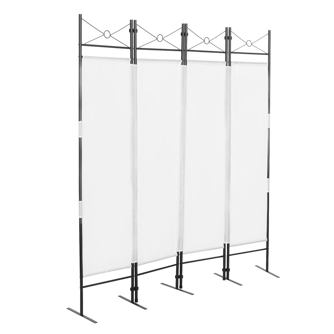 Ebern Designs Tuya 63'' W x 71.31'' H 4 Panel Folding Room Divider