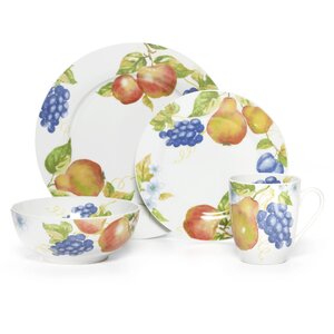 Orchard 16 Piece Dinnerware Set, Service for 4
