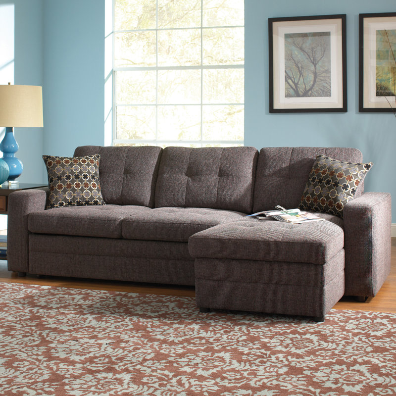 Red Barrel Studio Chanelle Right Hand Facing Sleeper Sectional With Ottoman Reviews
