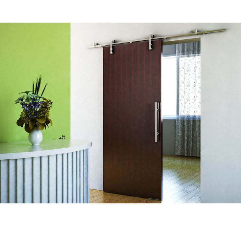 Tms European Modern Sliding Single Track Barn Door Hardware Kit Reviews