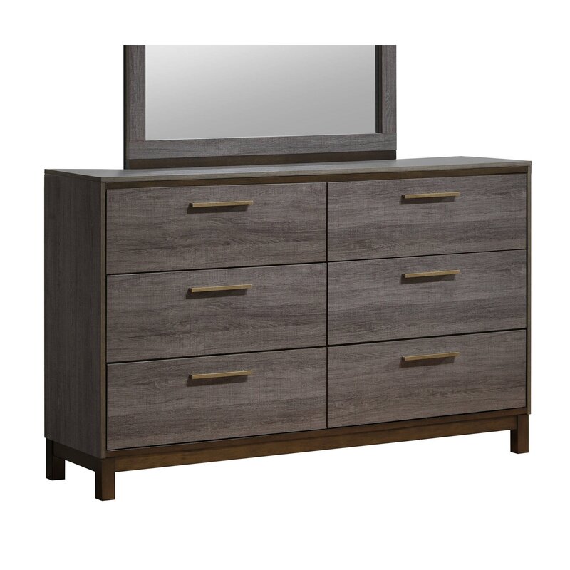 Wrought Studio Stoneham 6 Drawer Double Dresser Wayfair