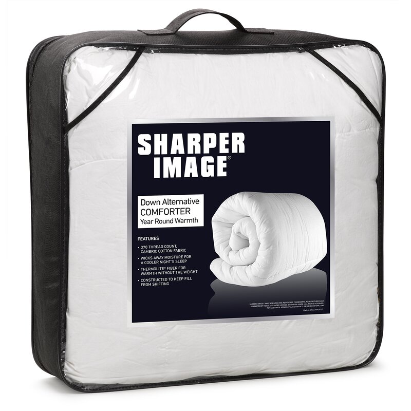 Sharper Image Year Round All Season Down Alternative Comforter